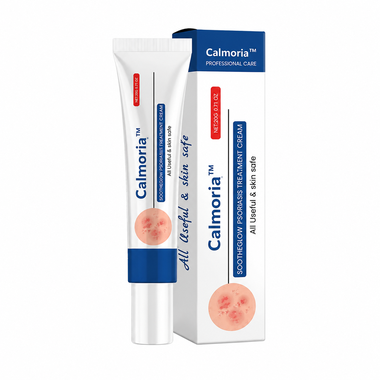 Calmoria™ Crème Anti-Psoriasis Réparatrice | Supprimez démangeaisons, rougeurs et plaques visibles dès les premiers jours !