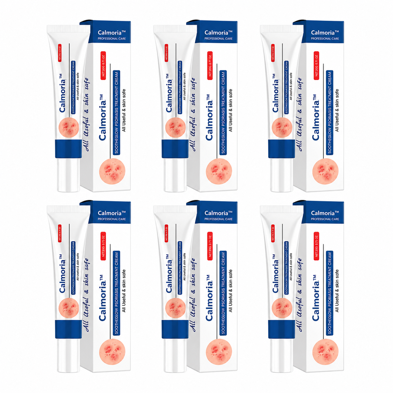 Calmoria™ Crème Anti-Psoriasis Réparatrice | Supprimez démangeaisons, rougeurs et plaques visibles dès les premiers jours !
