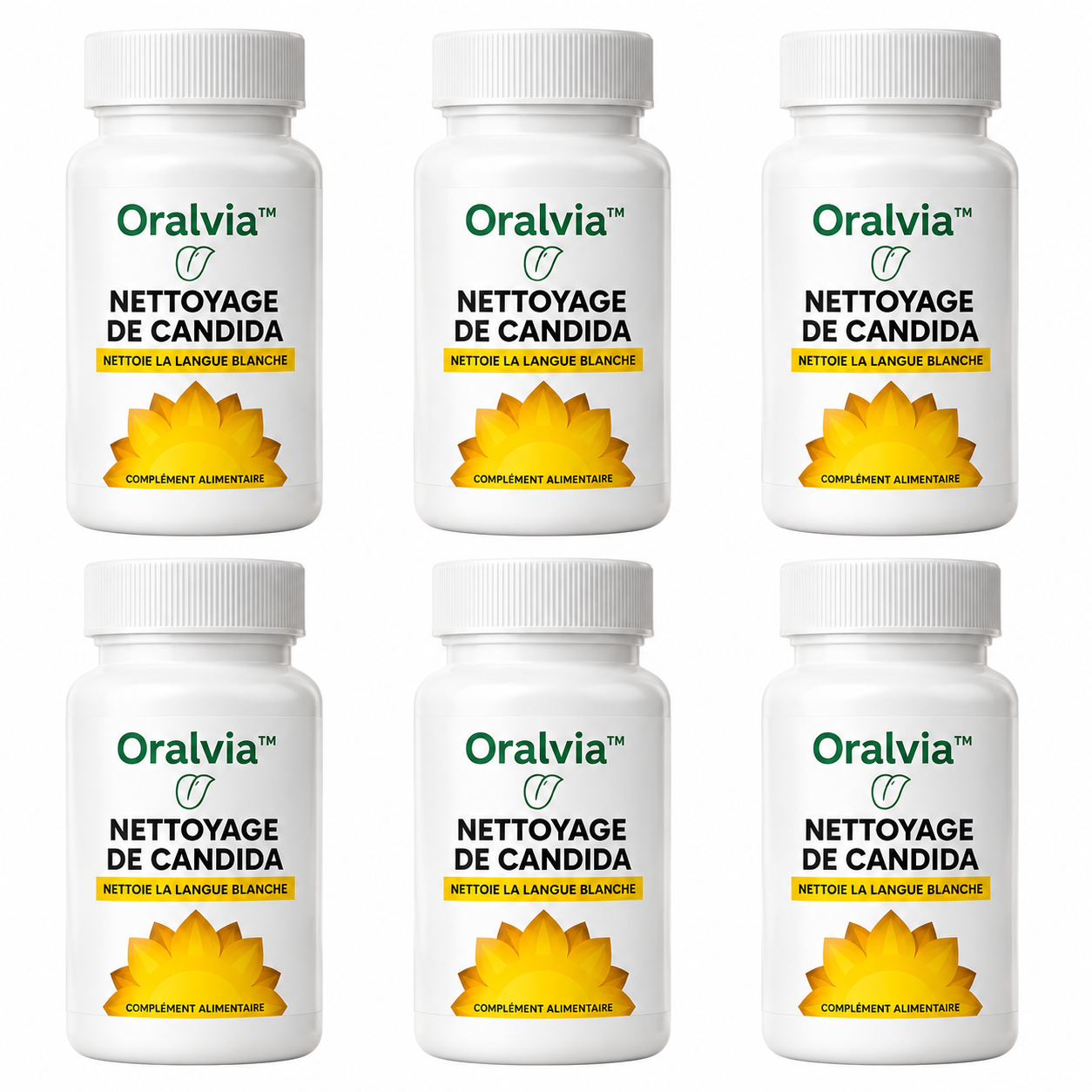 Oralvia™ Capsules Haleine & Candida | Éliminez la mauvaise haleine et le Candida en 2 jours !