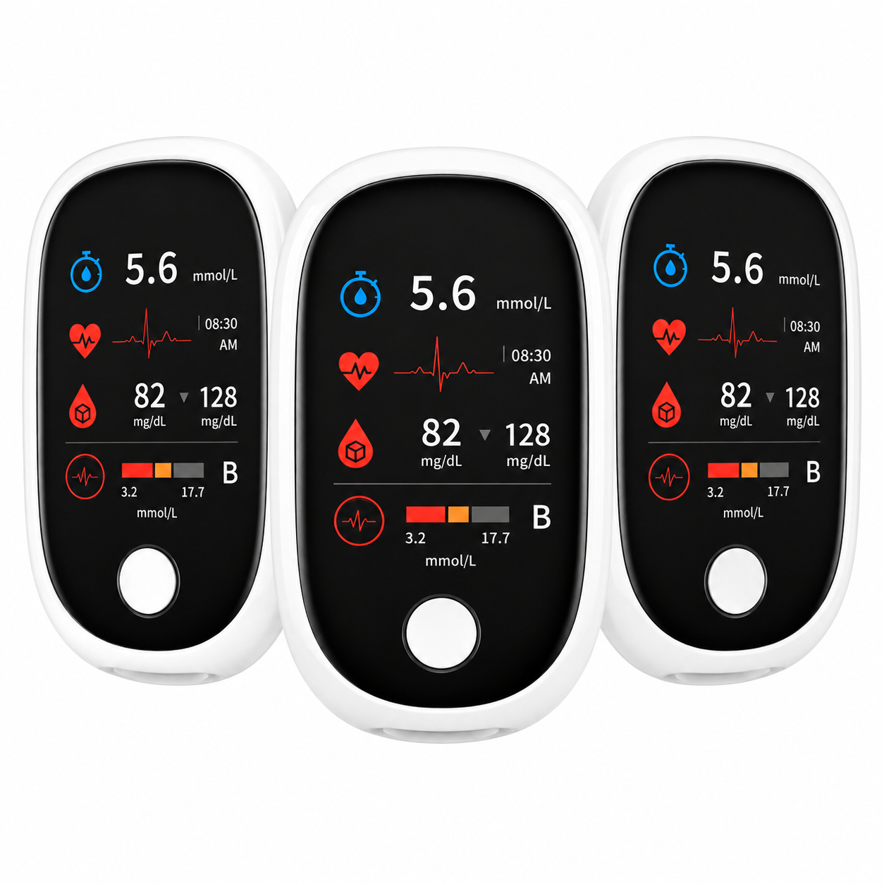 GlycoRay™ Capteur Glycémique Laser Intelligent | Contrôlez votre taux en 5 secondes, sans piqûres ni douleur !