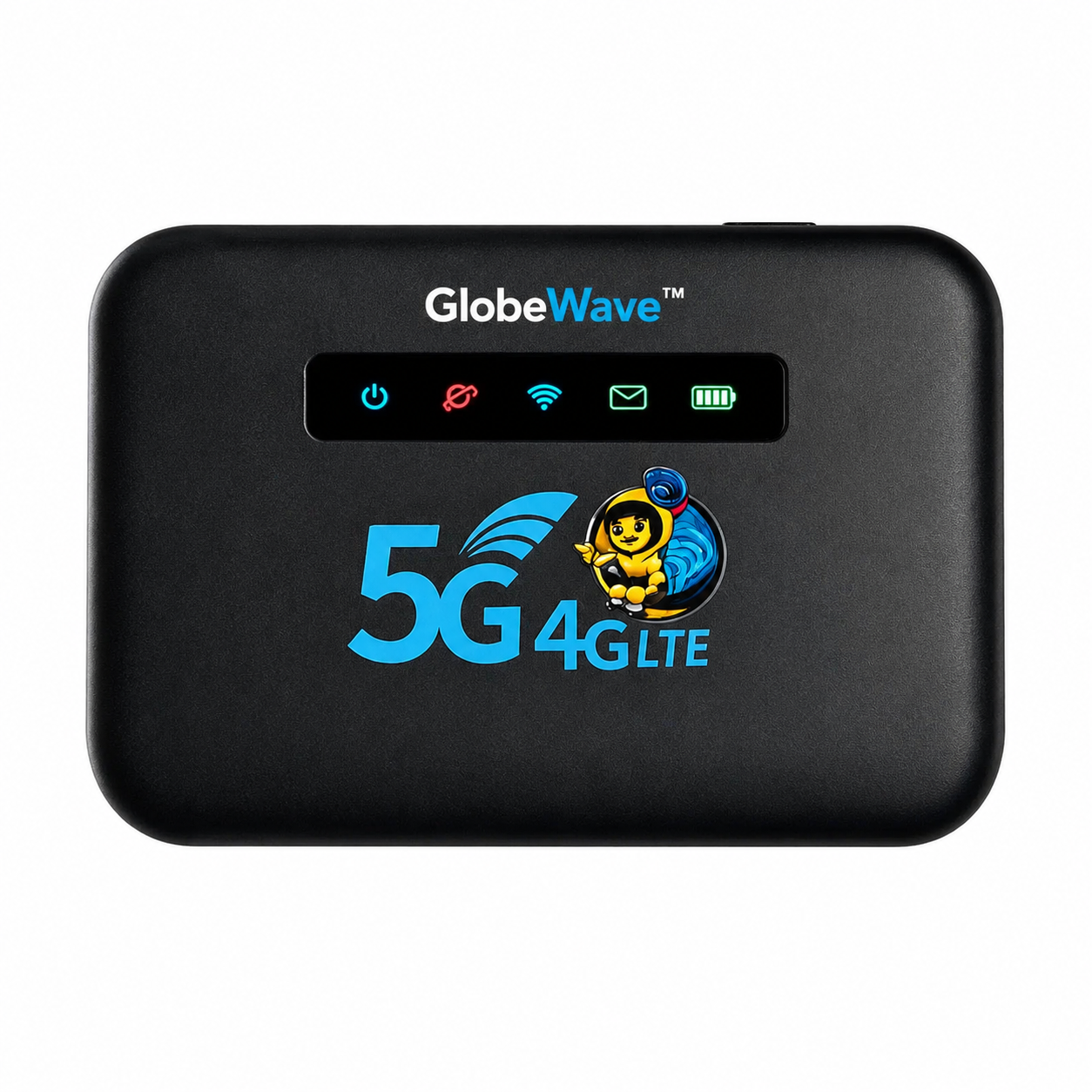 GlobeWave™ Routeur WiFi Mondial | Internet 4G/5G dans 196 pays en 5 secondes chrono, sans surcoût !