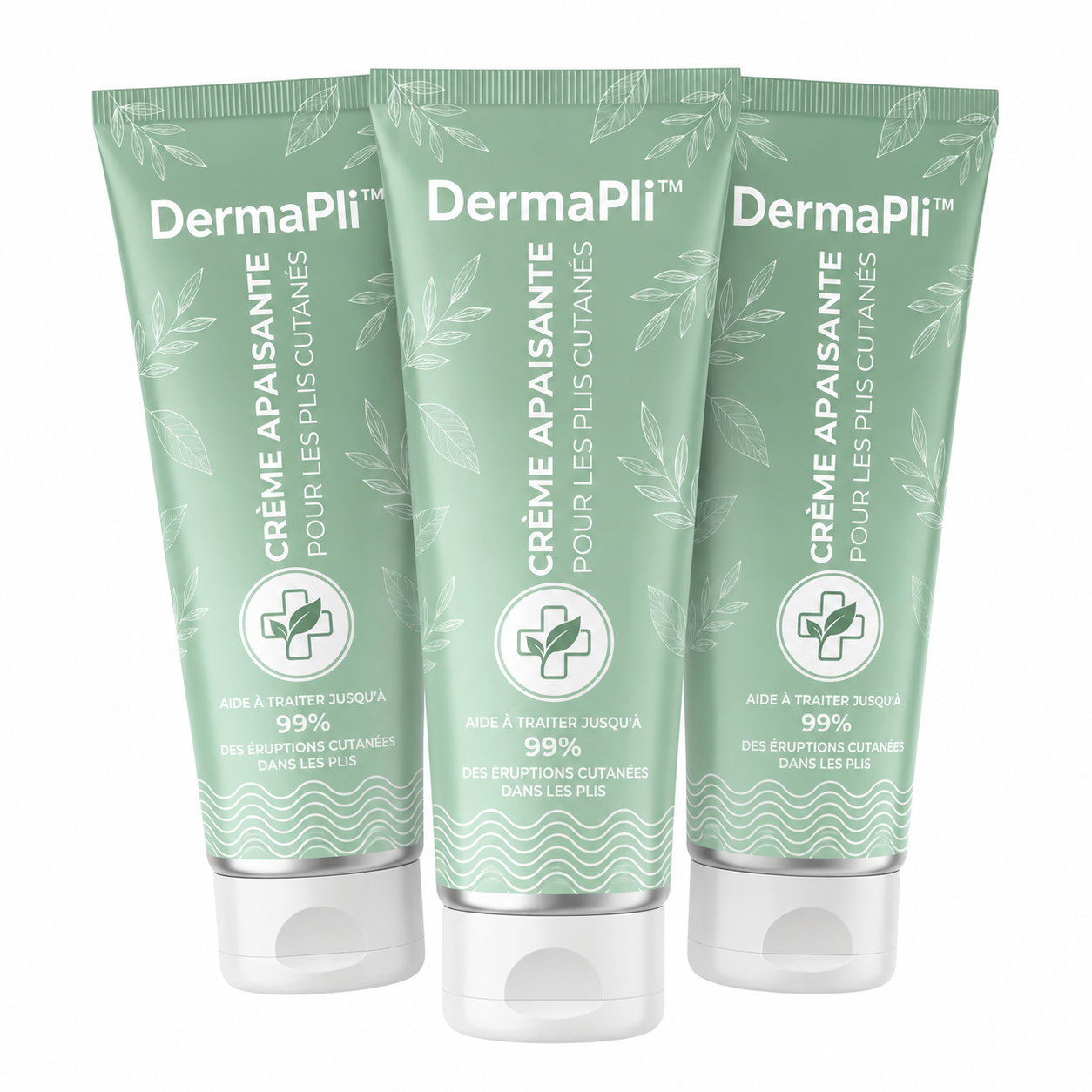 DermaPli™ Crème Apaisante | Traite 99 % des éruptions cutanées dans les plis dès la première application !