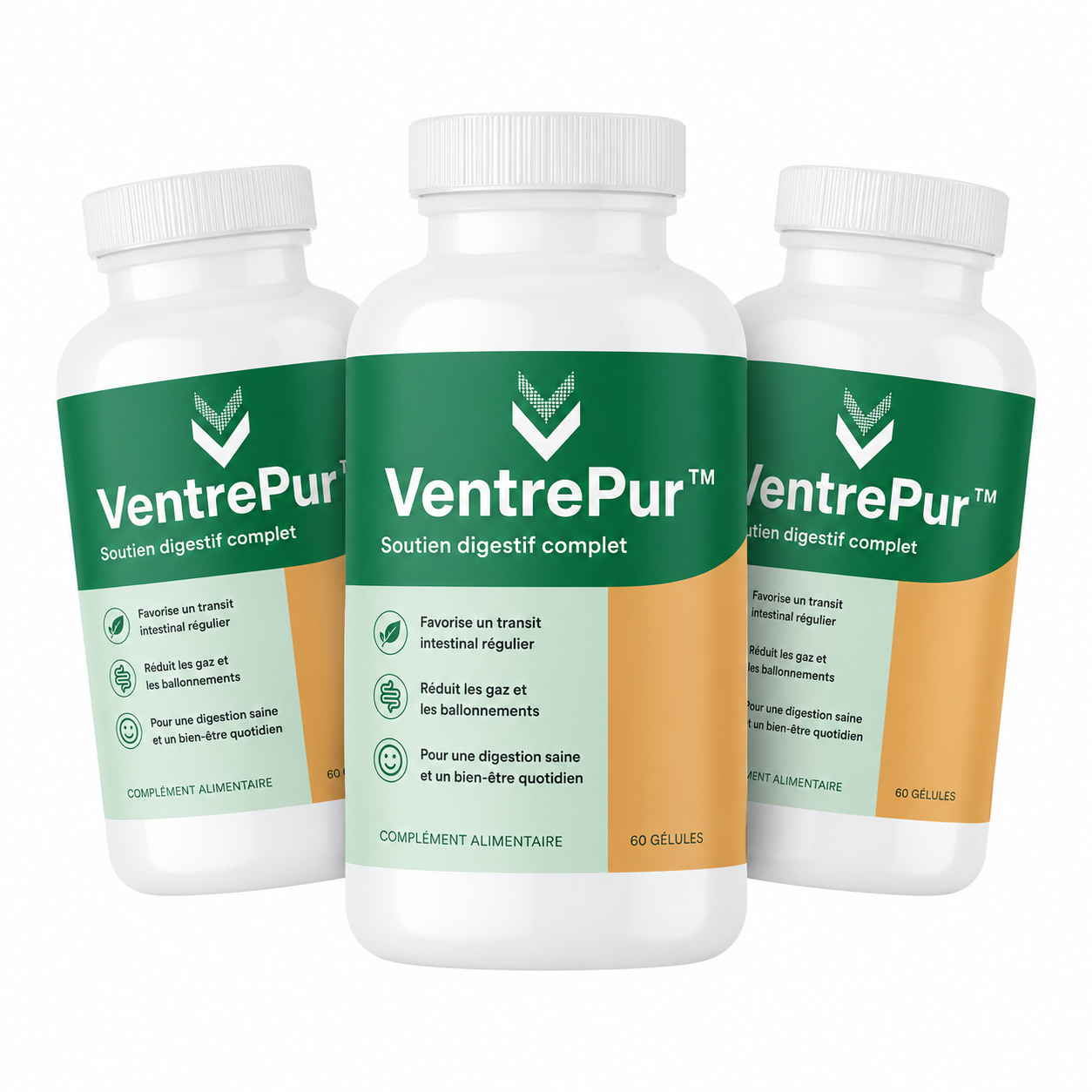 VentrePur™ Gélules Ballonnements & Transit | Débarrassez-vous des ballonnements et perdez jusqu'à 4,5 kg en seulement 7 jours !