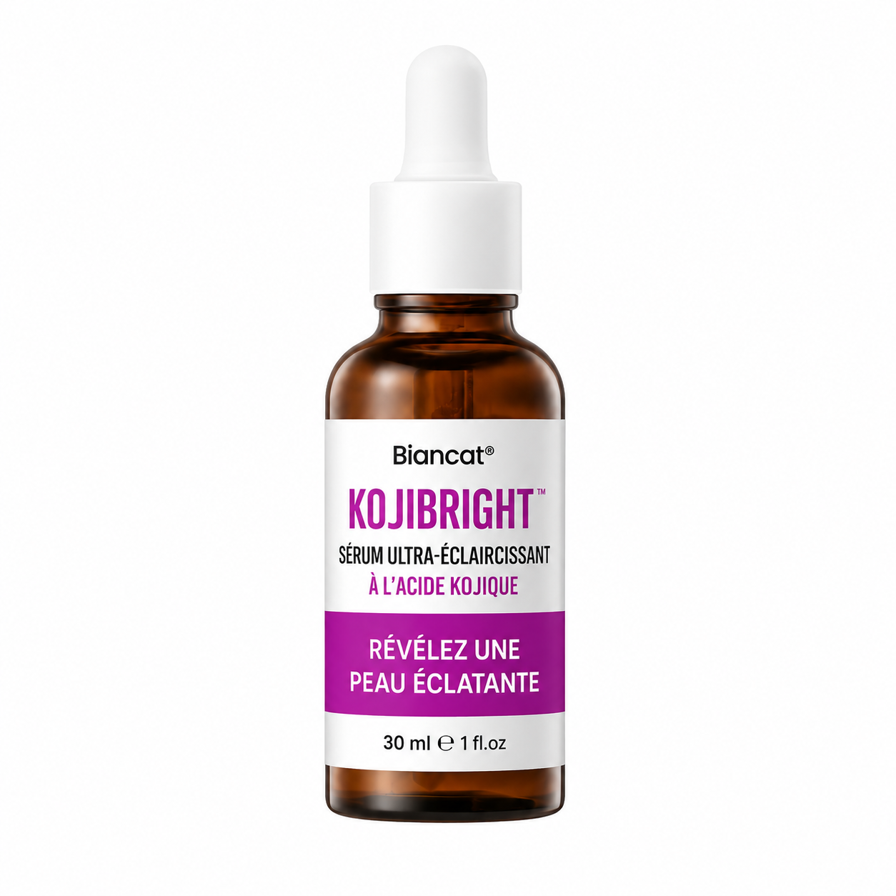 KojiBright™ Sérum Ultra-Éclaircissant à l’Acide Kojique | Élimine les taches brunes en 3 jours chrono!