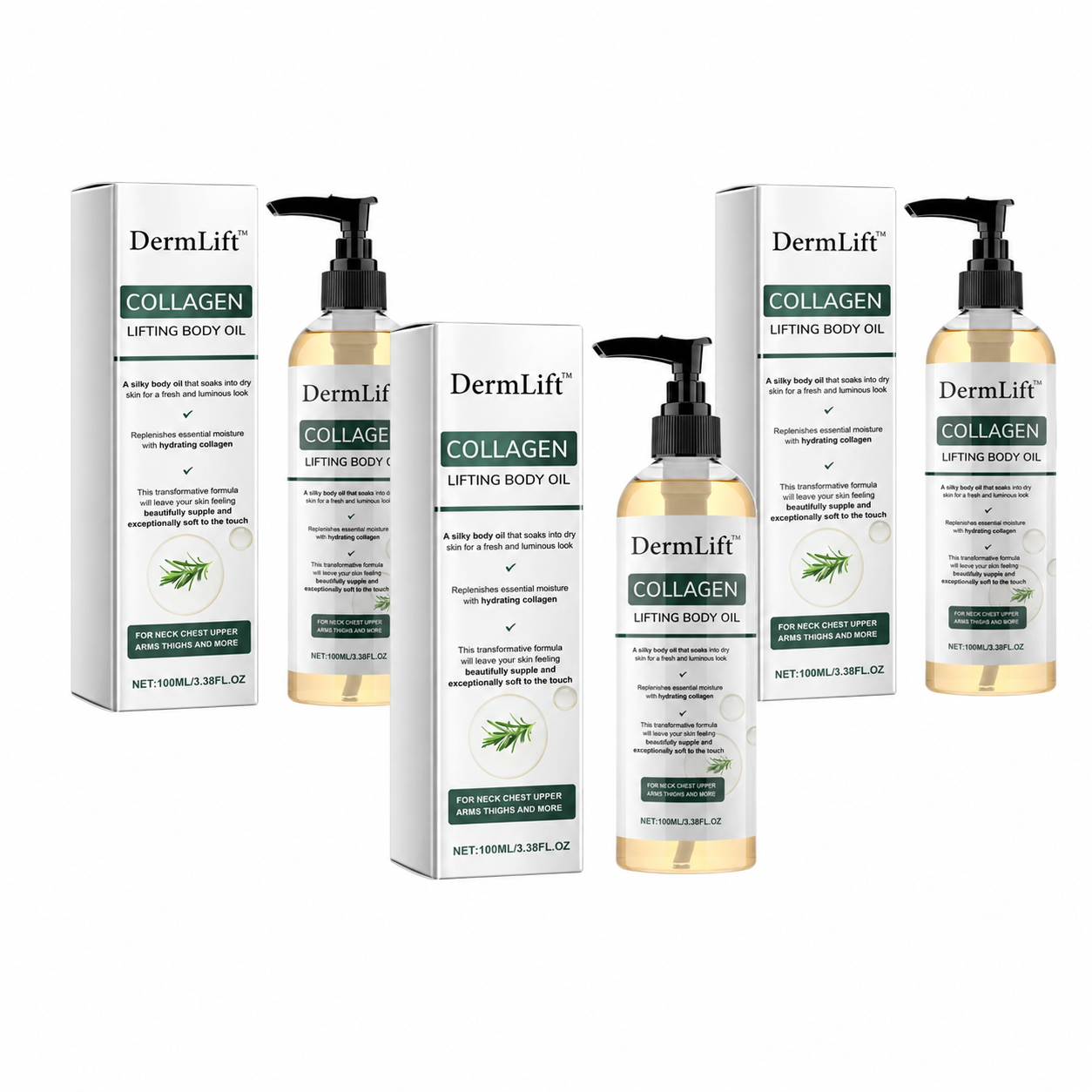 DermLift™ Huile Raffermissante | Raffermit et affine la peau relâchée de 98 % en 24 heures !