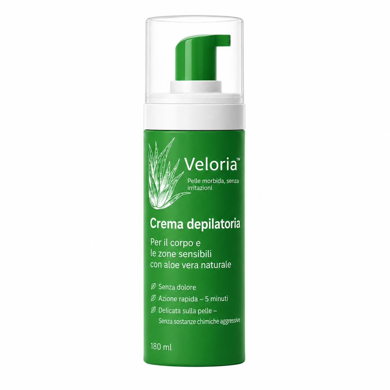 Veloria™ Crème Dépilatoire | Élimine jusqu'à 95 % des irritations, des boutons et des poils incarnés causés par le rasoir en seulement 7 jours !