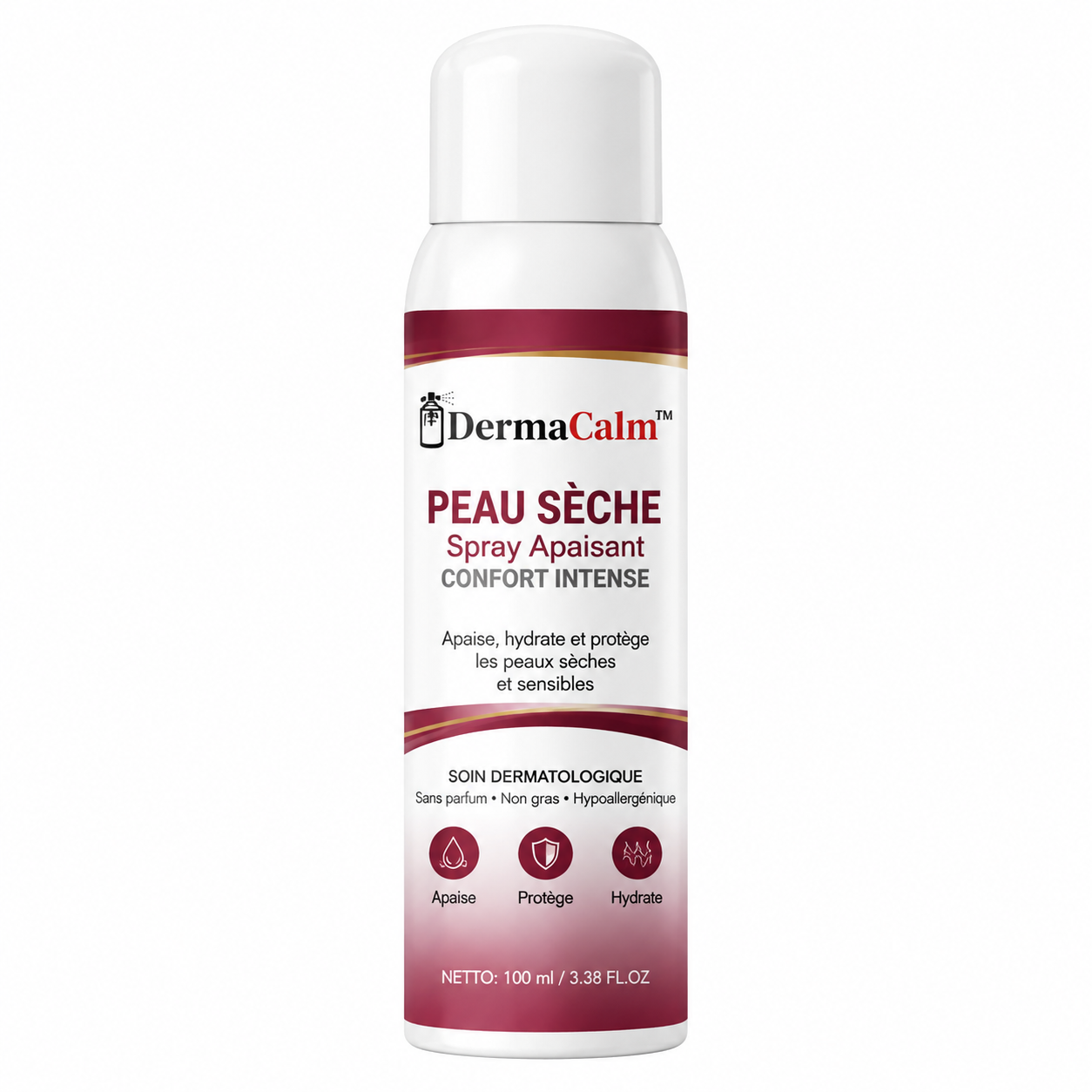 DermaCalm™ Spray Peau Sèche & Psoriasis | Une réduction visible des démangeaisons et des rougeurs en 2 semaines !