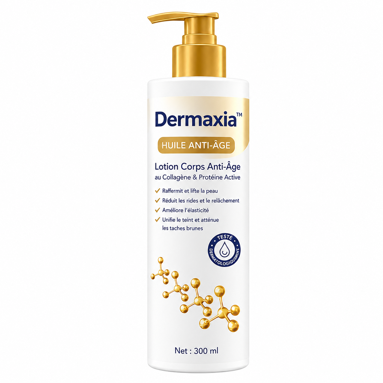 Dermaxia™ Huile Anti-Âge | Lifte votre peau et élimine le relâchement jusqu’à 98 % en seulement 24 heures !