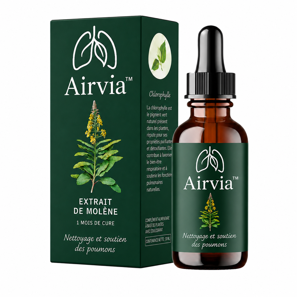 Airvia™ Gouttes Respiratoires | Respirez librement et retrouvez des voies respiratoires dégagées en 2 minutes !