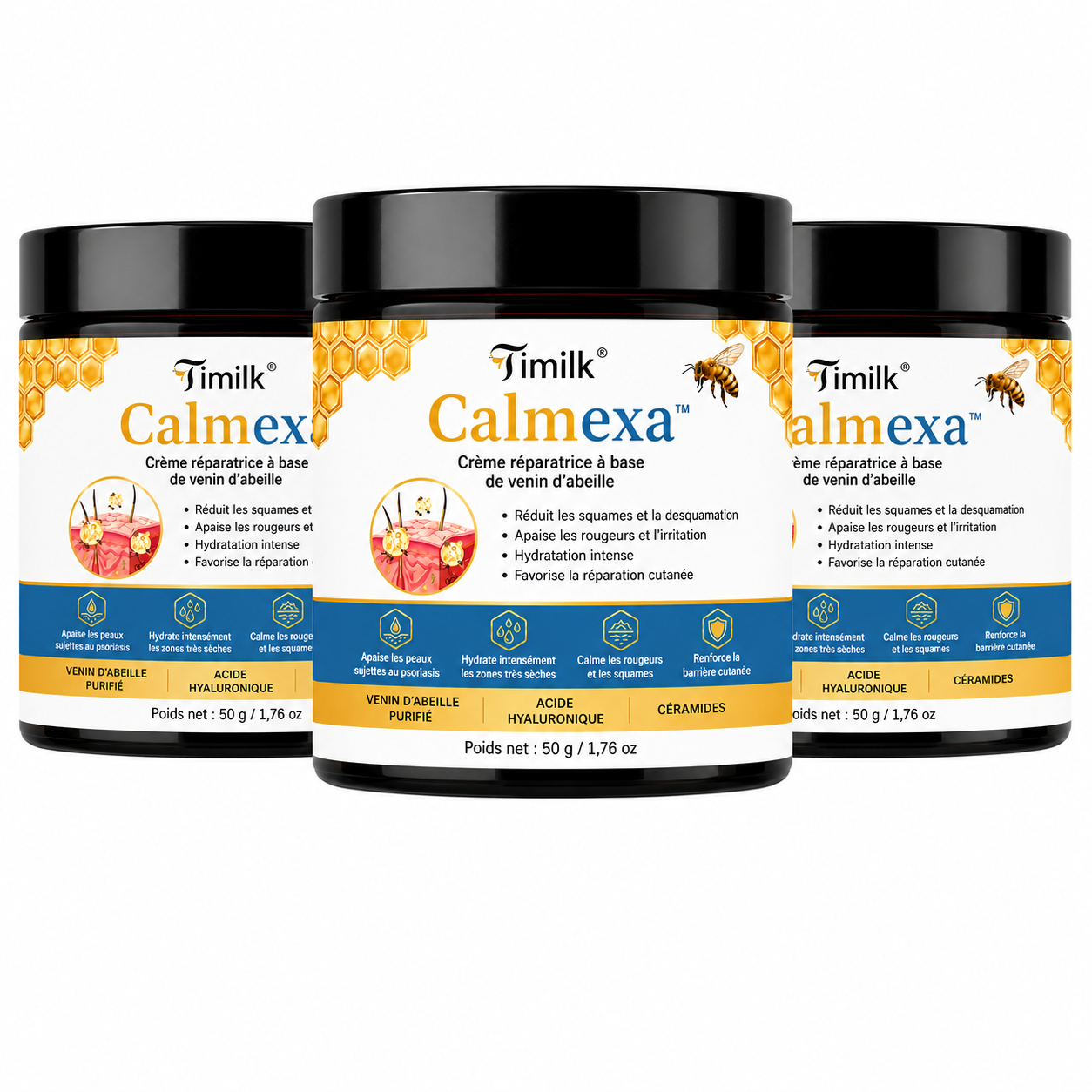 Calmexa™ Crème Réparatrice Apaisante | Calmez démangeaisons, rougeurs et inconfort cutané dès la première application !