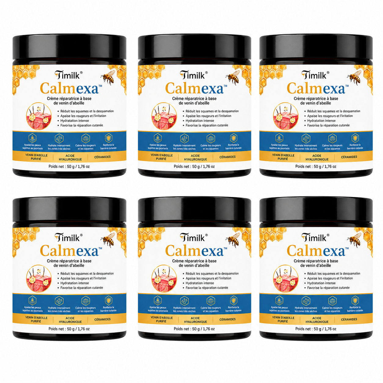 Calmexa™ Crème Réparatrice Apaisante | Calmez démangeaisons, rougeurs et inconfort cutané dès la première application !