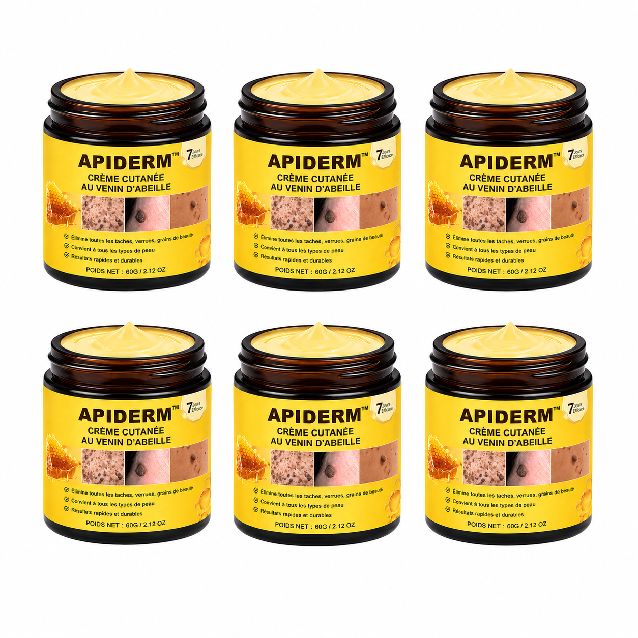 Apiderm™ Crème Cutanée au Venin d’Abeille | Soulage les irritations et régénère la peau dès les premières applications !