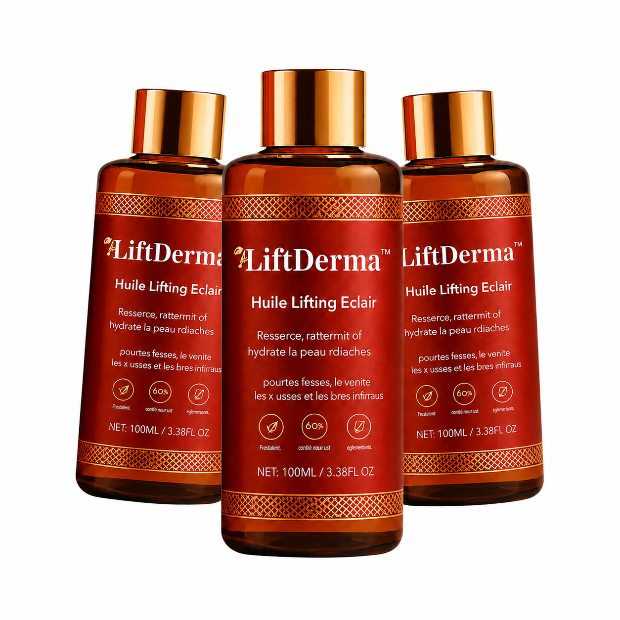 LiftDerma™ Huile Lifting Éclair | Raffermit une peau flasque en 24h chrono!