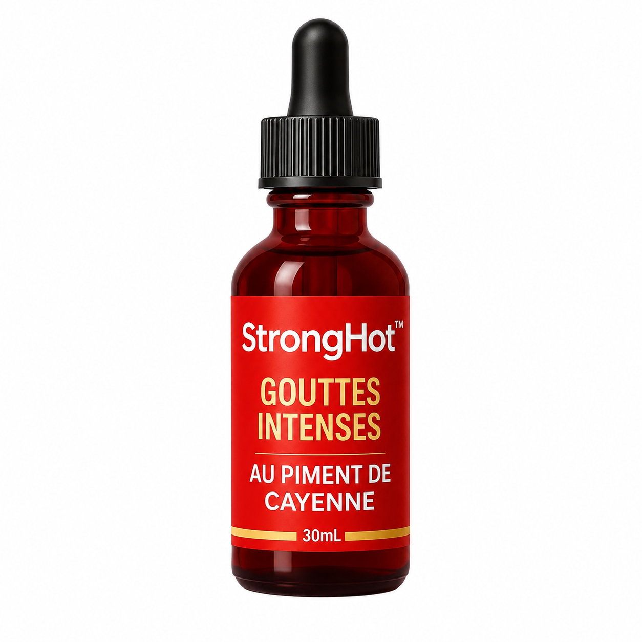 StrongHot™ Gouttes Intenses au Piment de Cayenne | Retrouvez une érection en 3 minutes chrono !