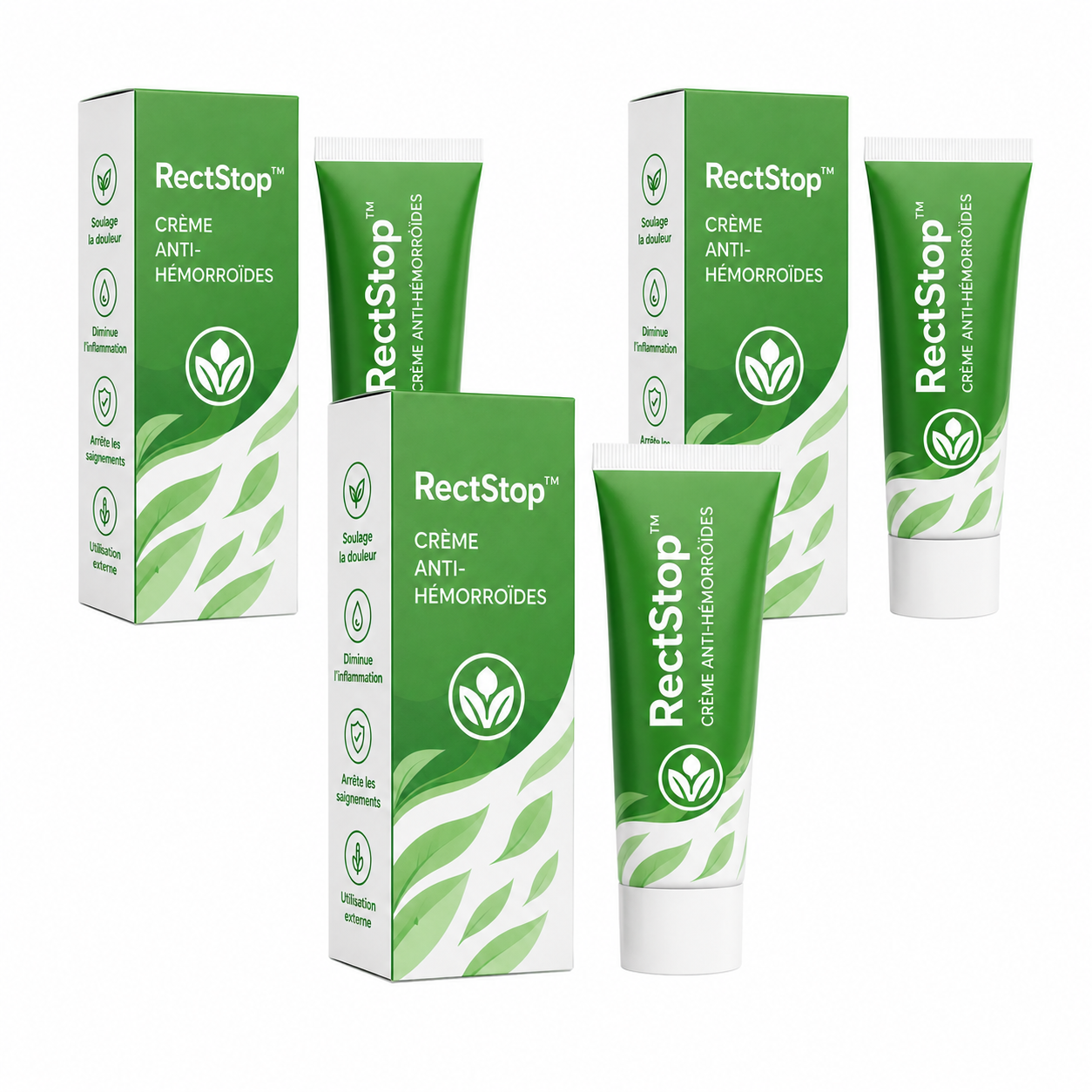 RectStop™ Crème Anti-Hémorroïdes | Traite 99% des hémorroïdes dès la première application !