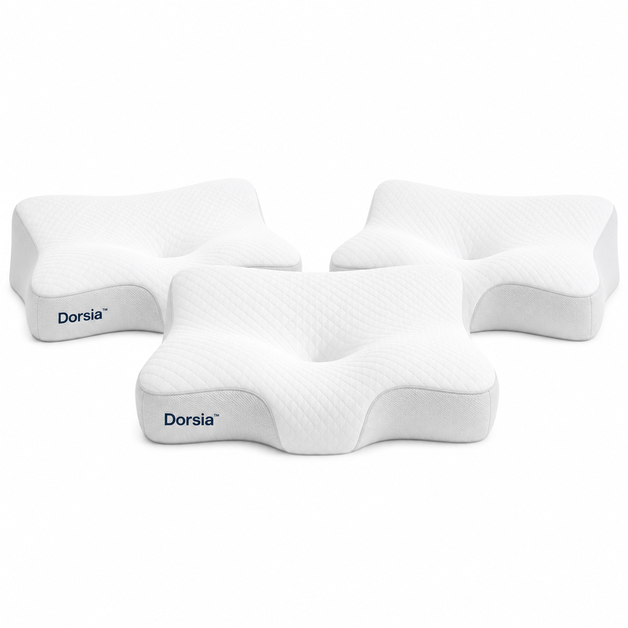 Dorsia™ Oreiller Thérapeutique à Mémoire de Forme | Soulage les douleurs cervicales et améliore votre sommeil dès la première nuit!