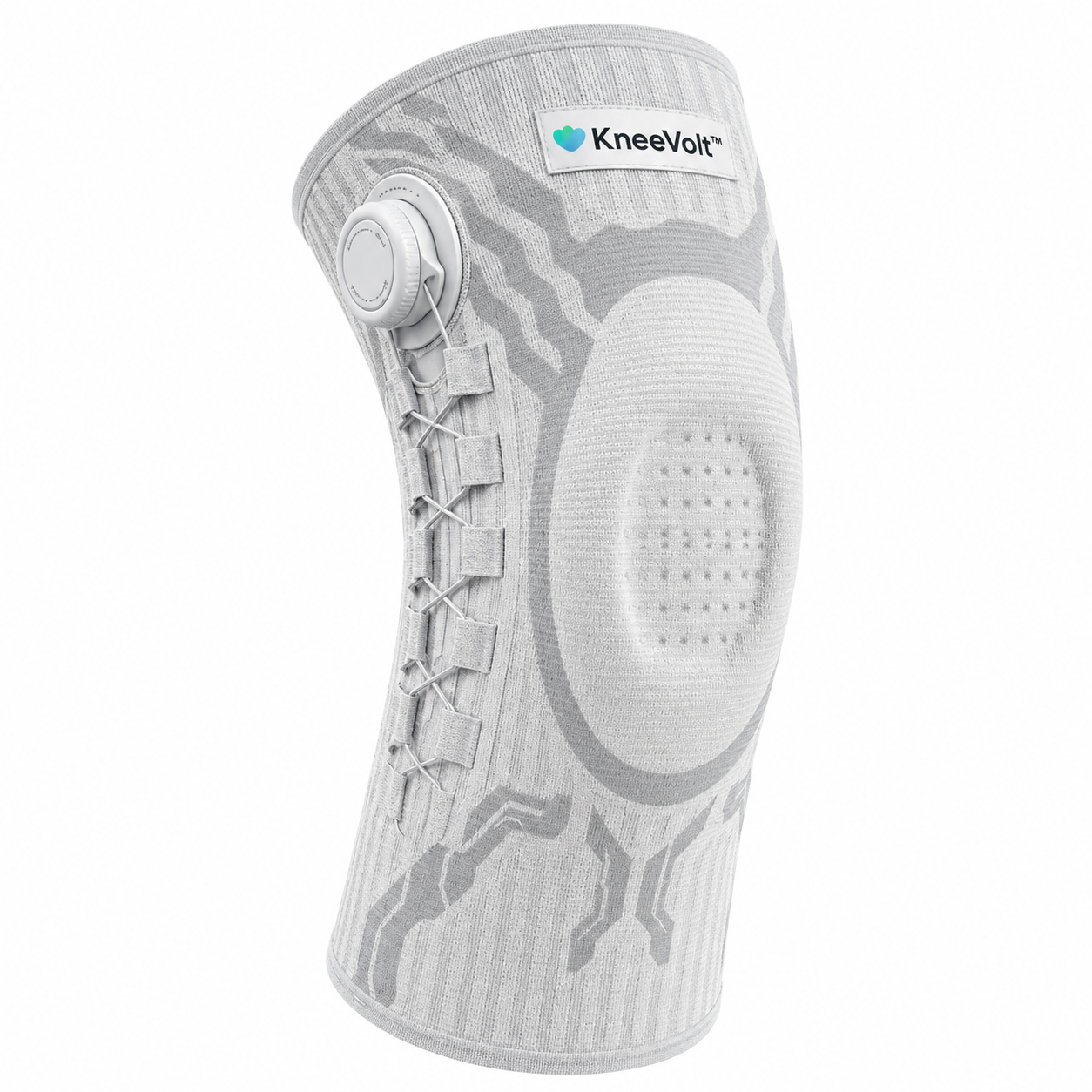 KneeVolt™ Genouillère de Stabilisation 4-en-1 | Soulage votre genou et retrouvez une stabilité immédiate à chaque pas !