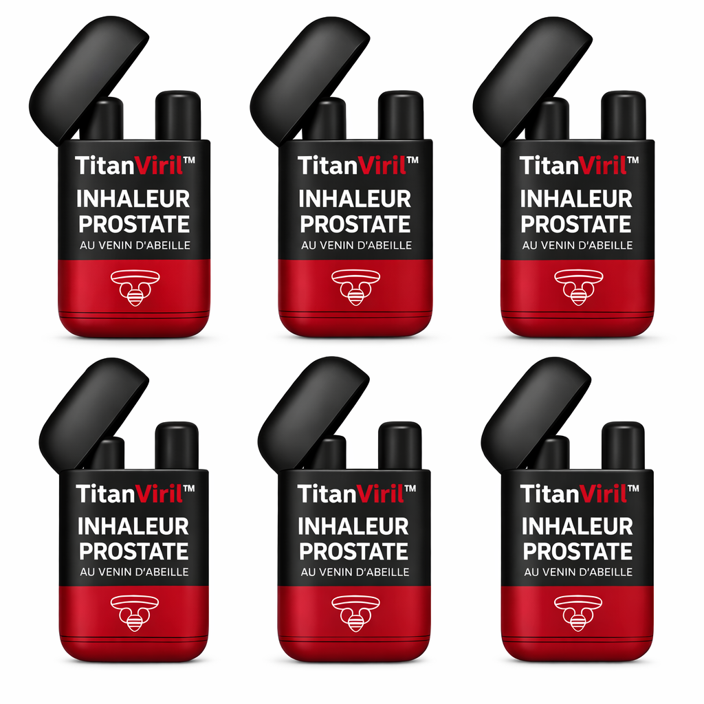 TitanViril™ Inhaleur Prostate au Venin d’Abeille | Une érection dure comme l’acier en 3 minutes