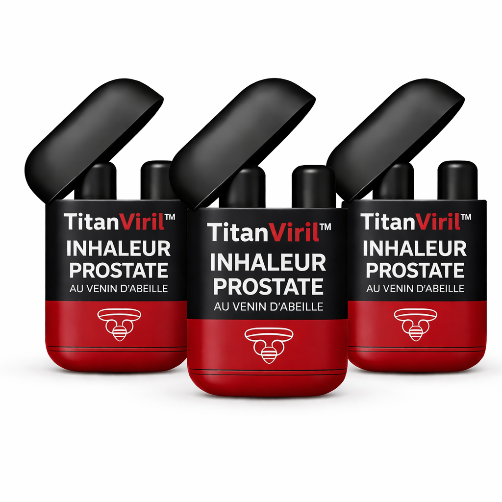 TitanViril™ Inhaleur Prostate au Venin d’Abeille | Une érection dure comme l’acier en 3 minutes