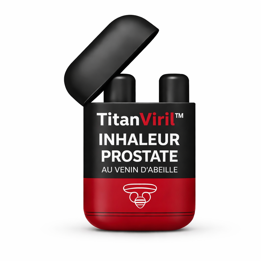 TitanViril™ Inhaleur Prostate au Venin d’Abeille | Une érection dure comme l’acier en 3 minutes