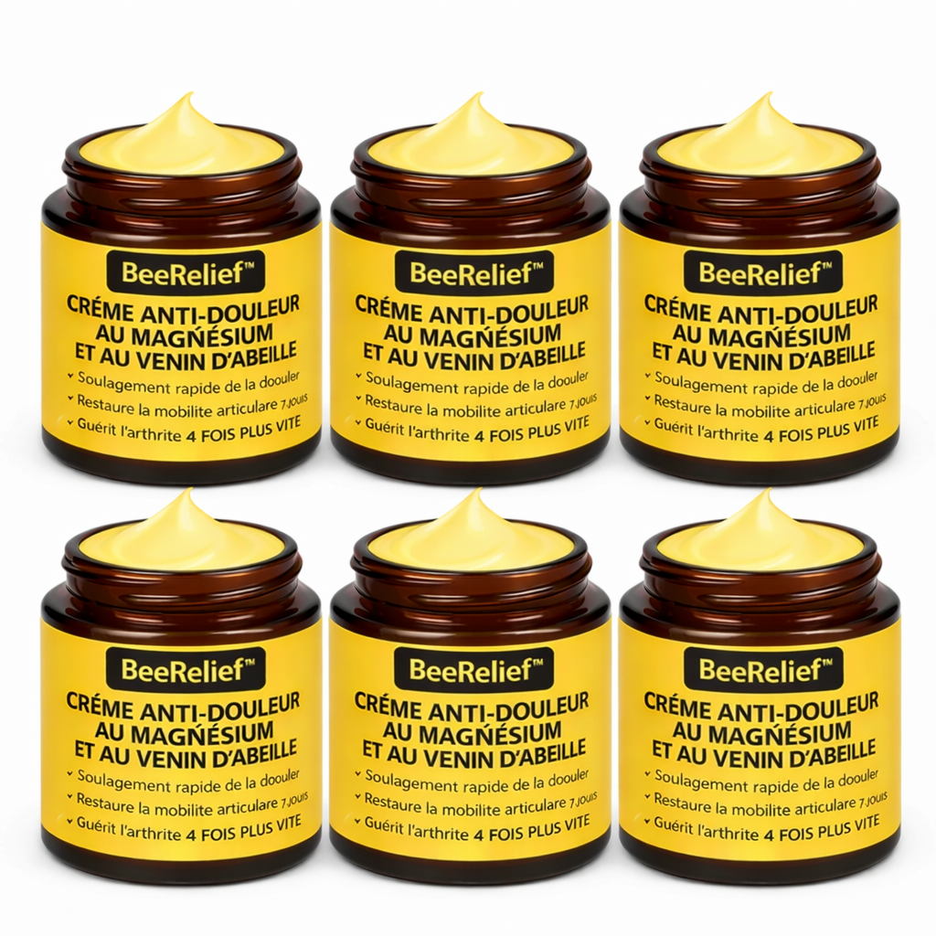 BeeRelief™ Crème Anti-Douleur au Venin d’Abeille | Supprimez vos douleurs articulaires en quelques minutes !