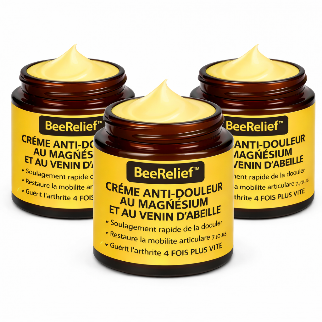 BeeRelief™ Crème Anti-Douleur au Venin d’Abeille | Supprimez vos douleurs articulaires en quelques minutes !