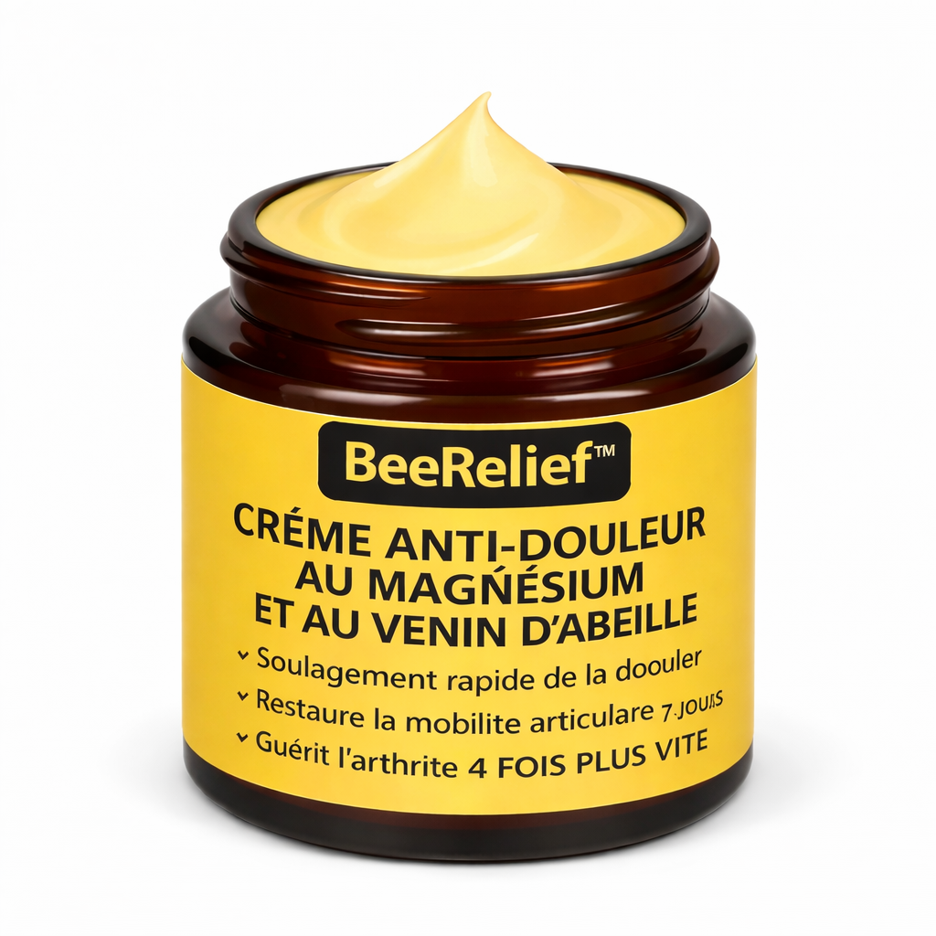 BeeRelief™ Crème Anti-Douleur au Venin d’Abeille | Supprimez vos douleurs articulaires en quelques minutes !