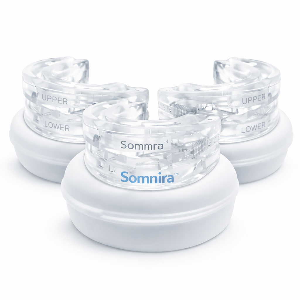 Somnira™ Dispositif Anti-Ronflement & Apnée du Sommeil | Respirez librement et dormez profondément dès la première nuit !