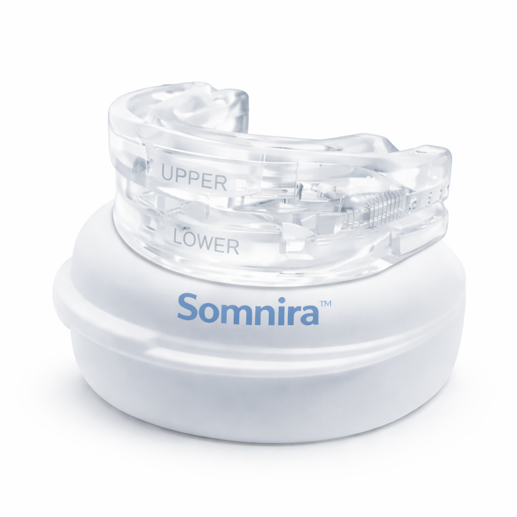 Somnira™ Dispositif Anti-Ronflement & Apnée du Sommeil | Respirez librement et dormez profondément dès la première nuit !