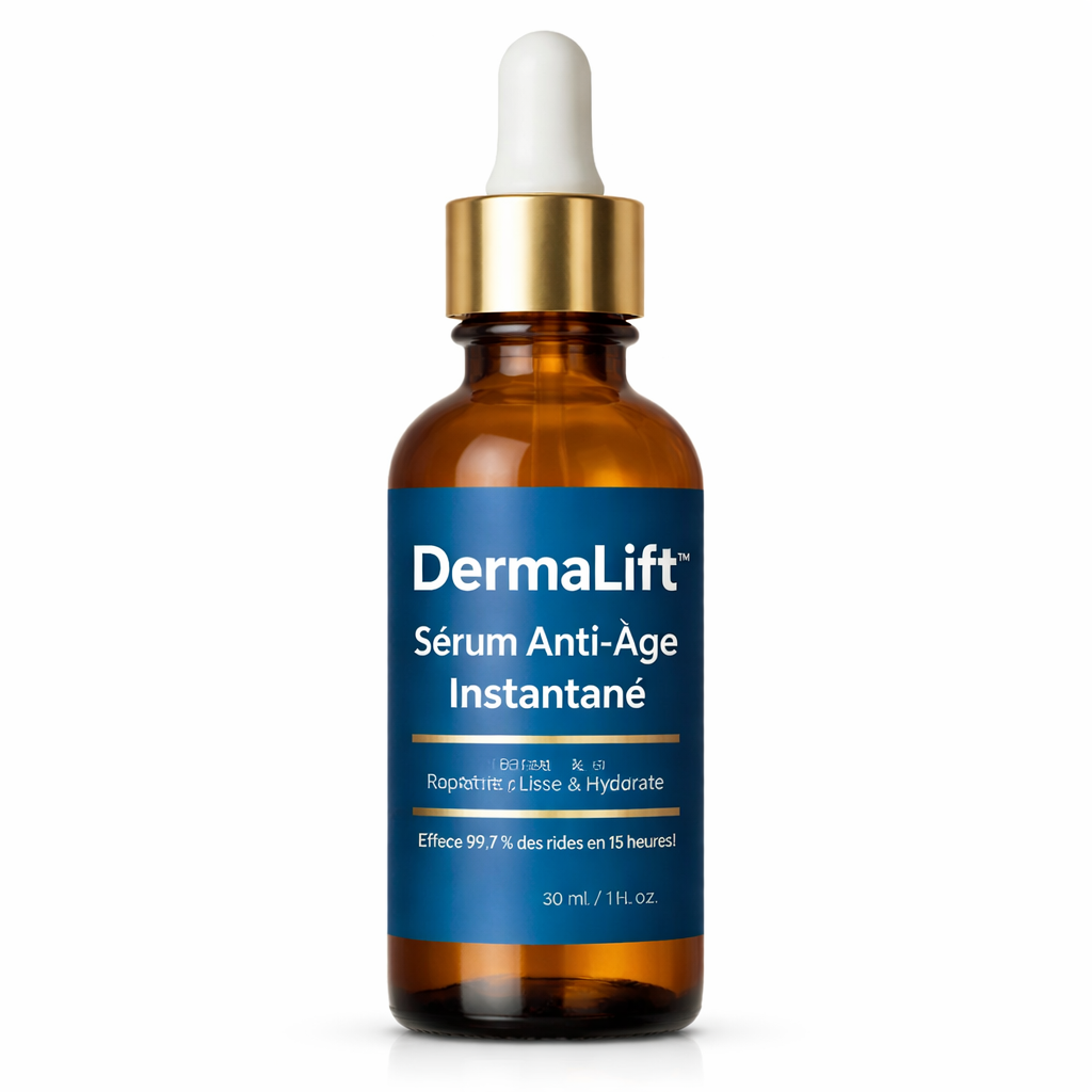 DermaLift™ Sérum Anti-Âge Instantané | Efface 99,7 % des rides en 15 heures !