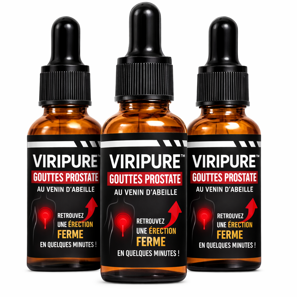ViriPure™ Gouttes Prostate au Venin d'Abeille | Retrouvez une érection ferme en quelques minutes !