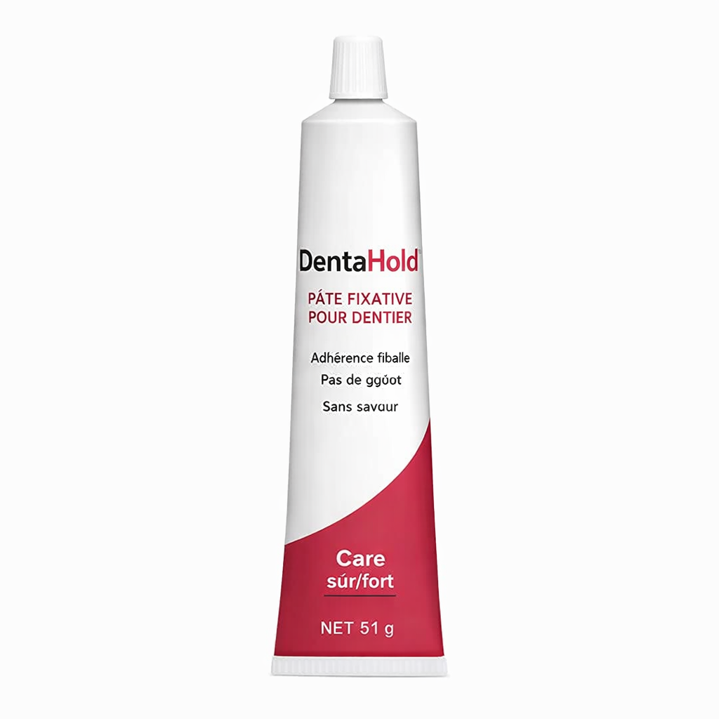 DentaHold™ Pâte Fixative pour Dentier | Fixez votre dentier solidement et retrouvez un confort parfait en 5 minutes !