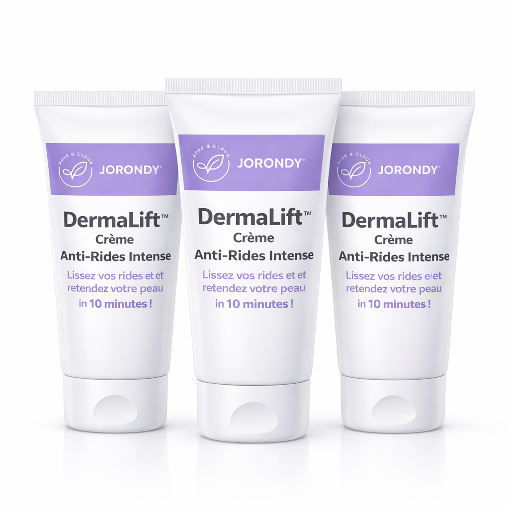 DermaLift™ Crème Anti-Rides Intense | Lissez vos rides et retendez votre peau en 10 minutes !