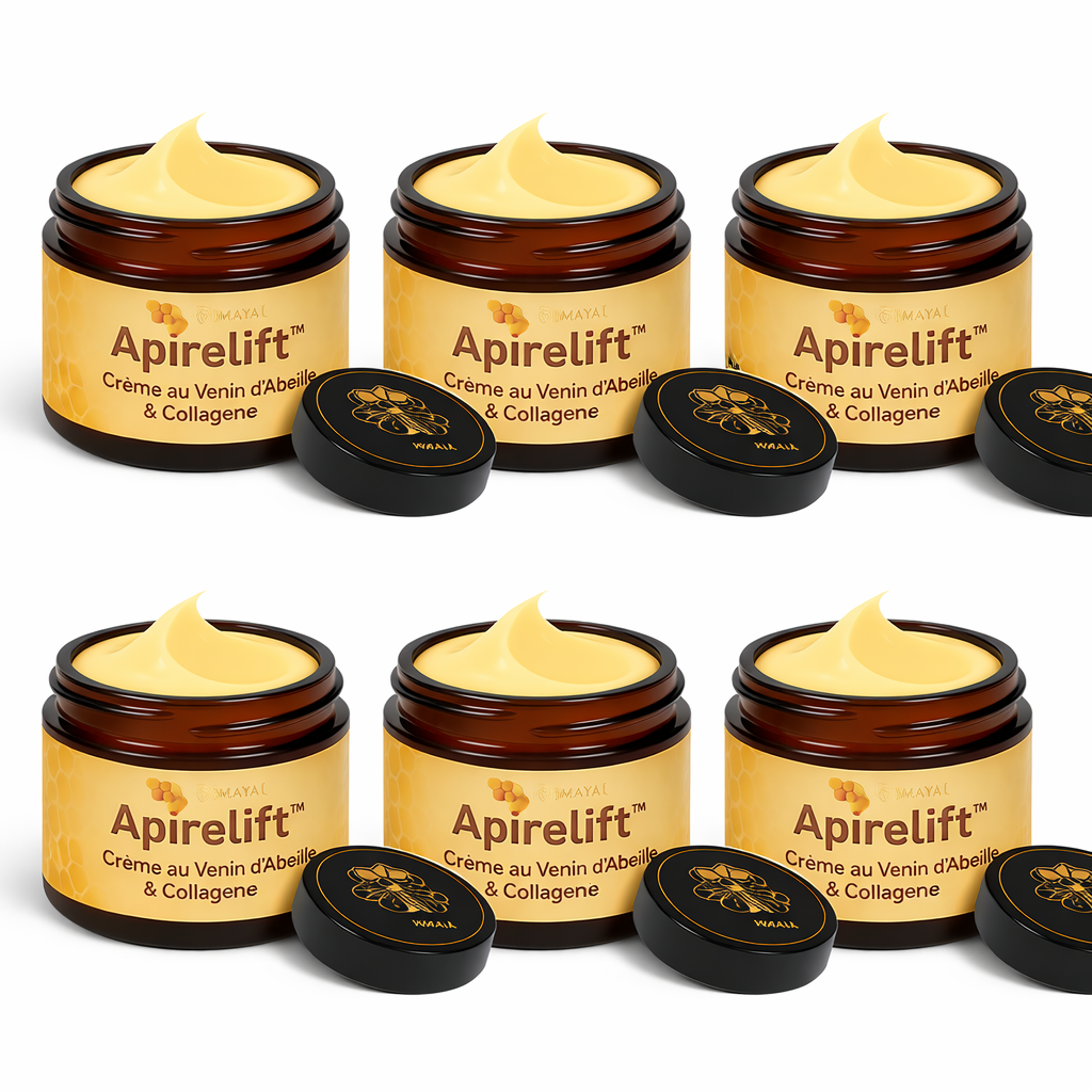 Apirelift™ Crème au Venin d’Abeille & Collagène | Lissez vos rides et raffermissez votre peau en 10 minutes !