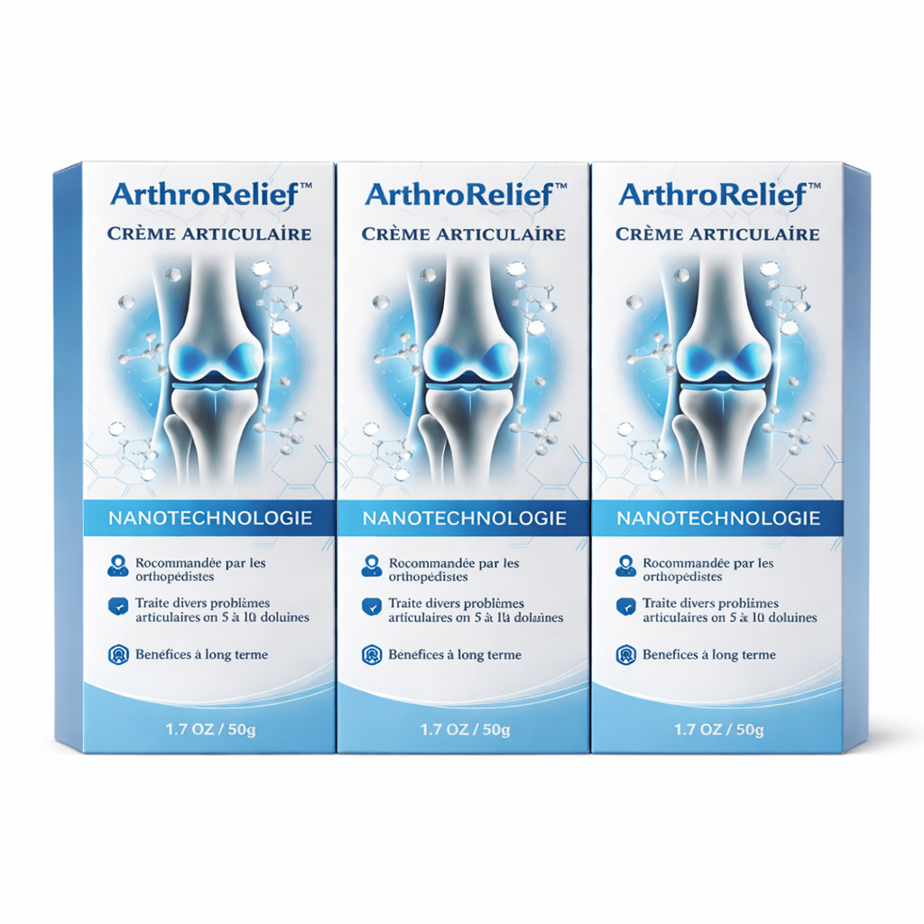 ArthroRelief™ Crème Articulaire | Soulage les douleurs aux genoux et articulations jusqu’à 87 % en 24 heures !