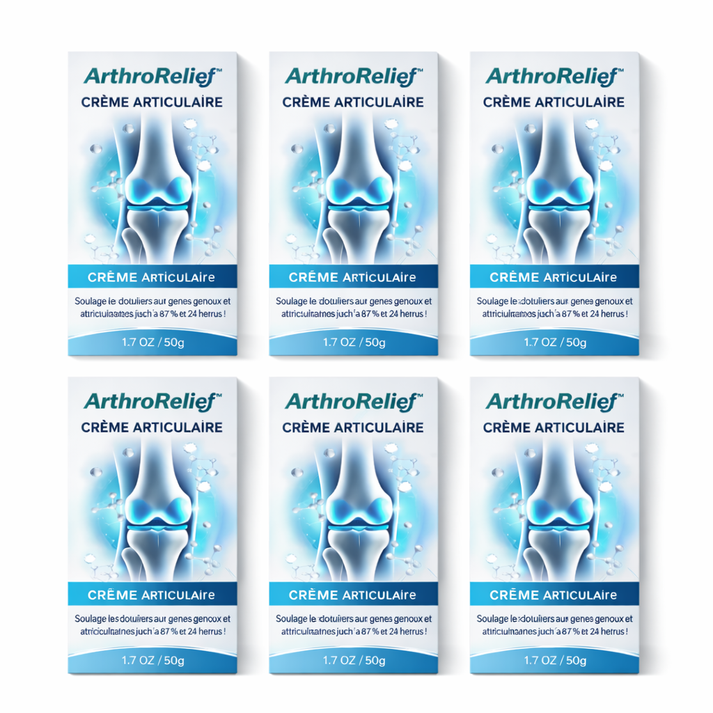 ArthroRelief™ Crème Articulaire | Soulage les douleurs aux genoux et articulations jusqu’à 87 % en 24 heures !
