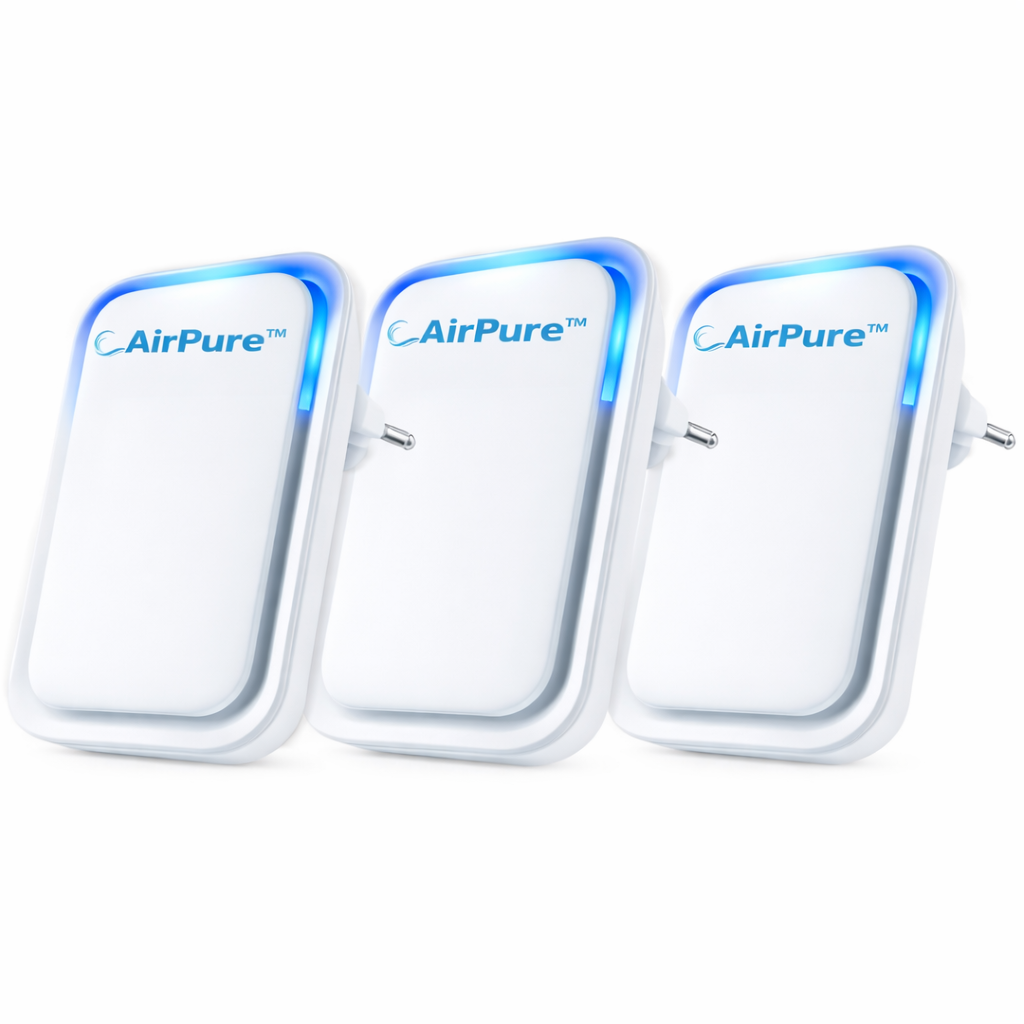 AirPure™ Purificateur d’Air Prise | Éliminez 99 % des allergènes et respirez librement en 24 heures !