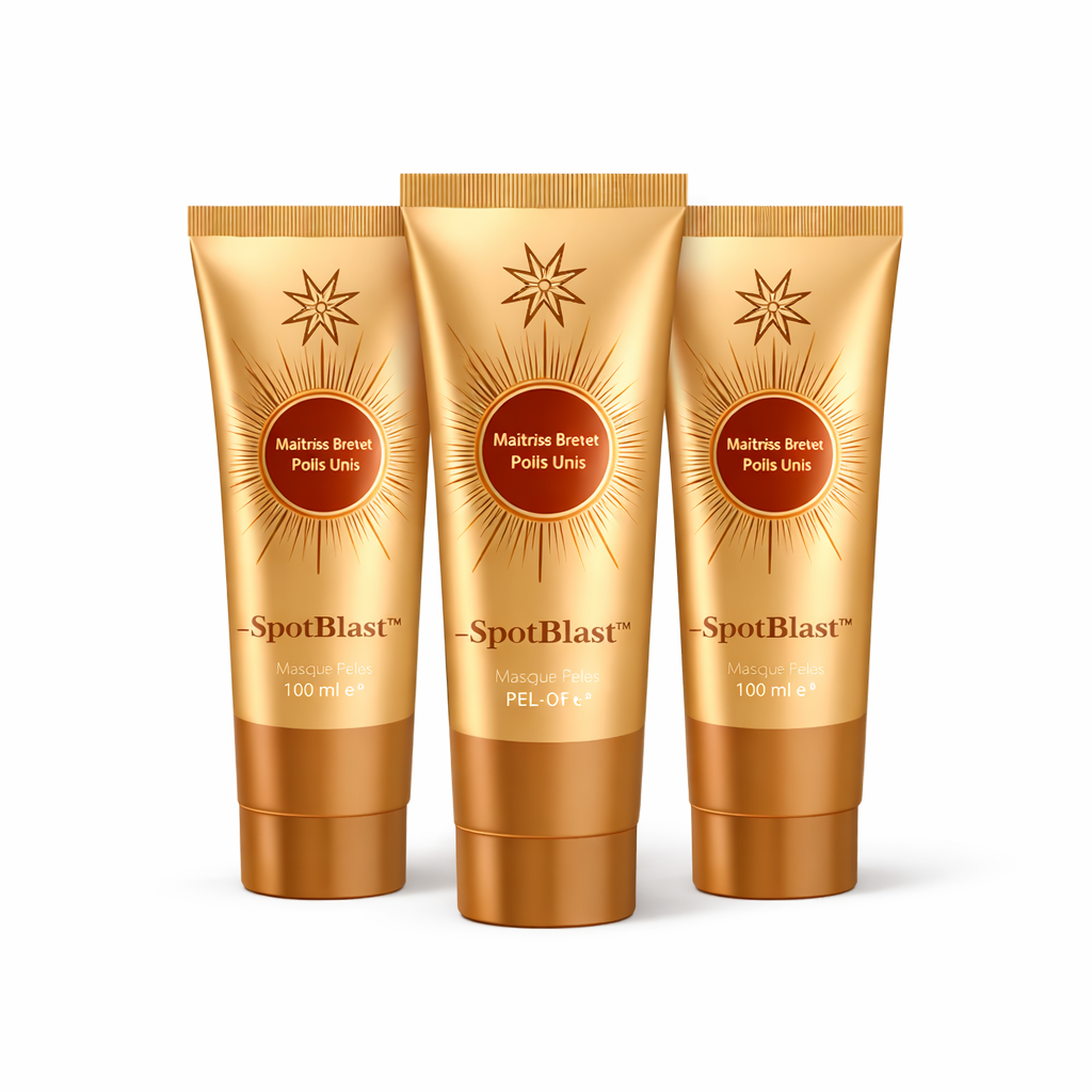 SpotBlast™ Masque Peel-Off Éclat | Efface les taches et l'hyperpigmentation en seulement 7 jours !