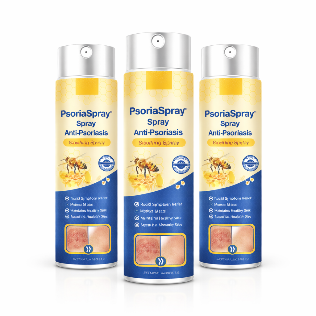 PsoriaSpray™ Spray Anti-Psoriasis | Réduit jusqu’à 95 % des plaques et démangeaisons en quelques semaines !