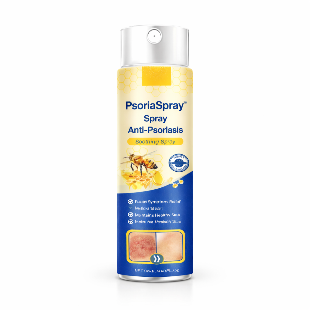 PsoriaSpray™ Spray Anti-Psoriasis | Réduit jusqu’à 95 % des plaques et démangeaisons en quelques semaines !