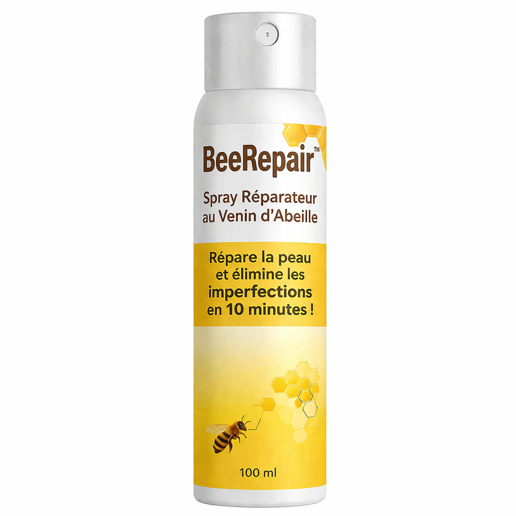 BeeRepair™ Spray Réparateur au Venin d’Abeille | Répare la peau et élimine les imperfections en 10 minutes !