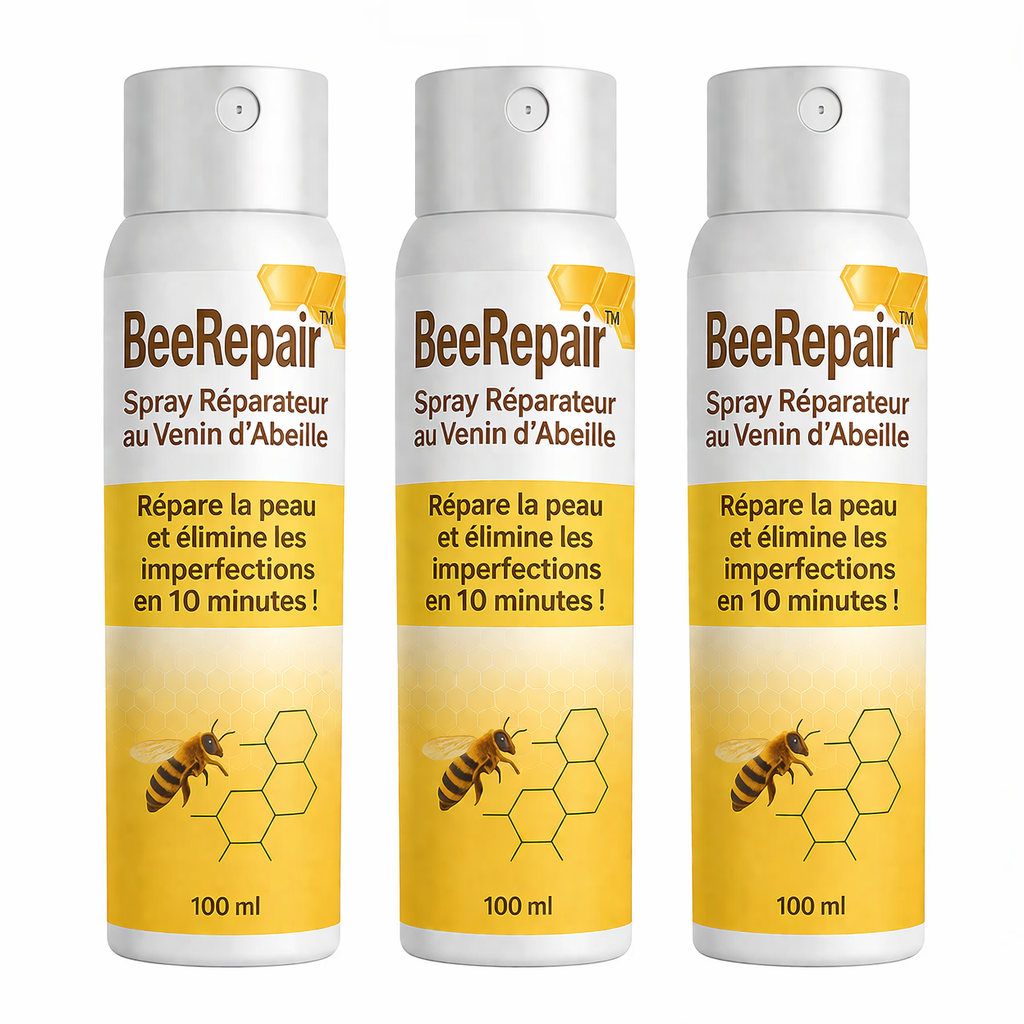 BeeRepair™ Spray Réparateur au Venin d’Abeille | Répare la peau et élimine les imperfections en 10 minutes !