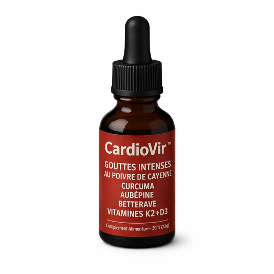 CardioVir™ Gouttes Intenses au Poivre de Cayenne | Déclenchez une érection ferme en 3 minutes !