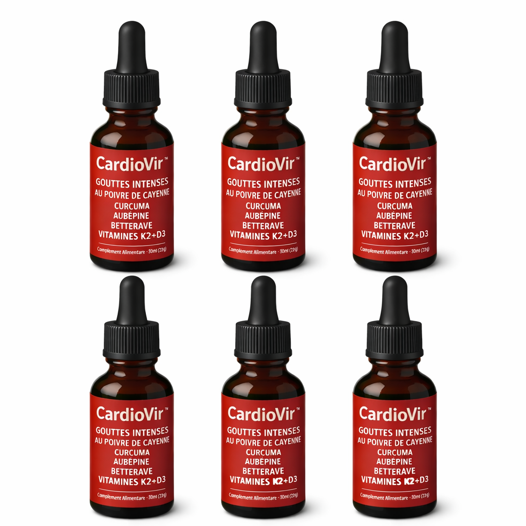 CardioVir™ Gouttes Intenses au Poivre de Cayenne | Déclenchez une érection ferme en 3 minutes !