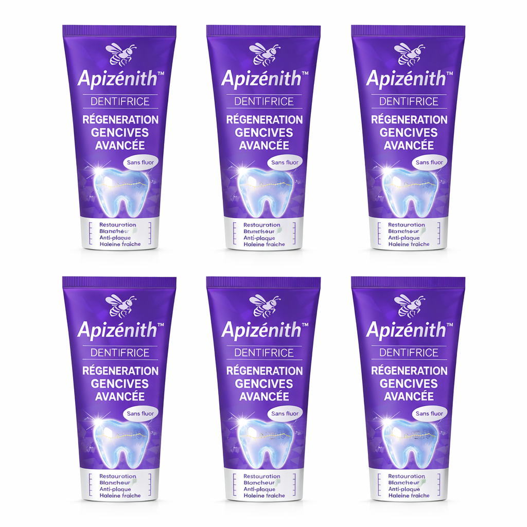 Apizénith™ Dentifrice Régénération Gencives au Venin d’Abeille | Stoppez les saignements et renforcez vos gencives en quelques jours !
