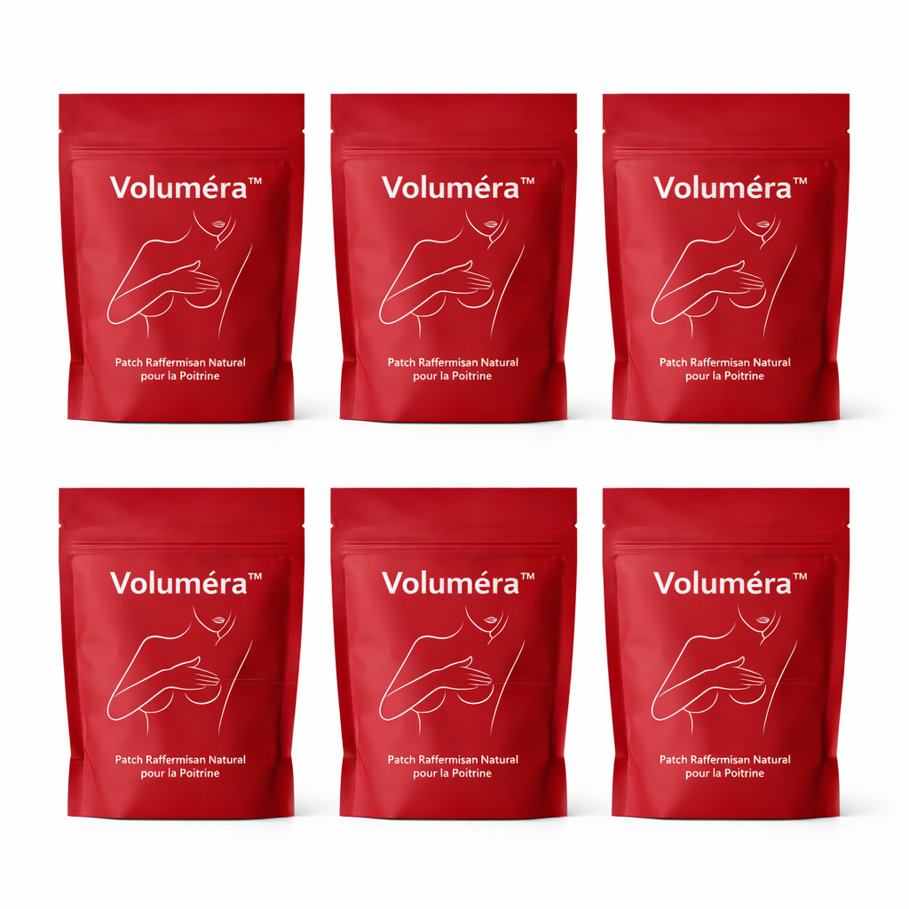 Voluméra™ Patch Raffermissant Naturel pour la Poitrine | Redonne galbe et fermeté en 14 jours sans chirurgie!