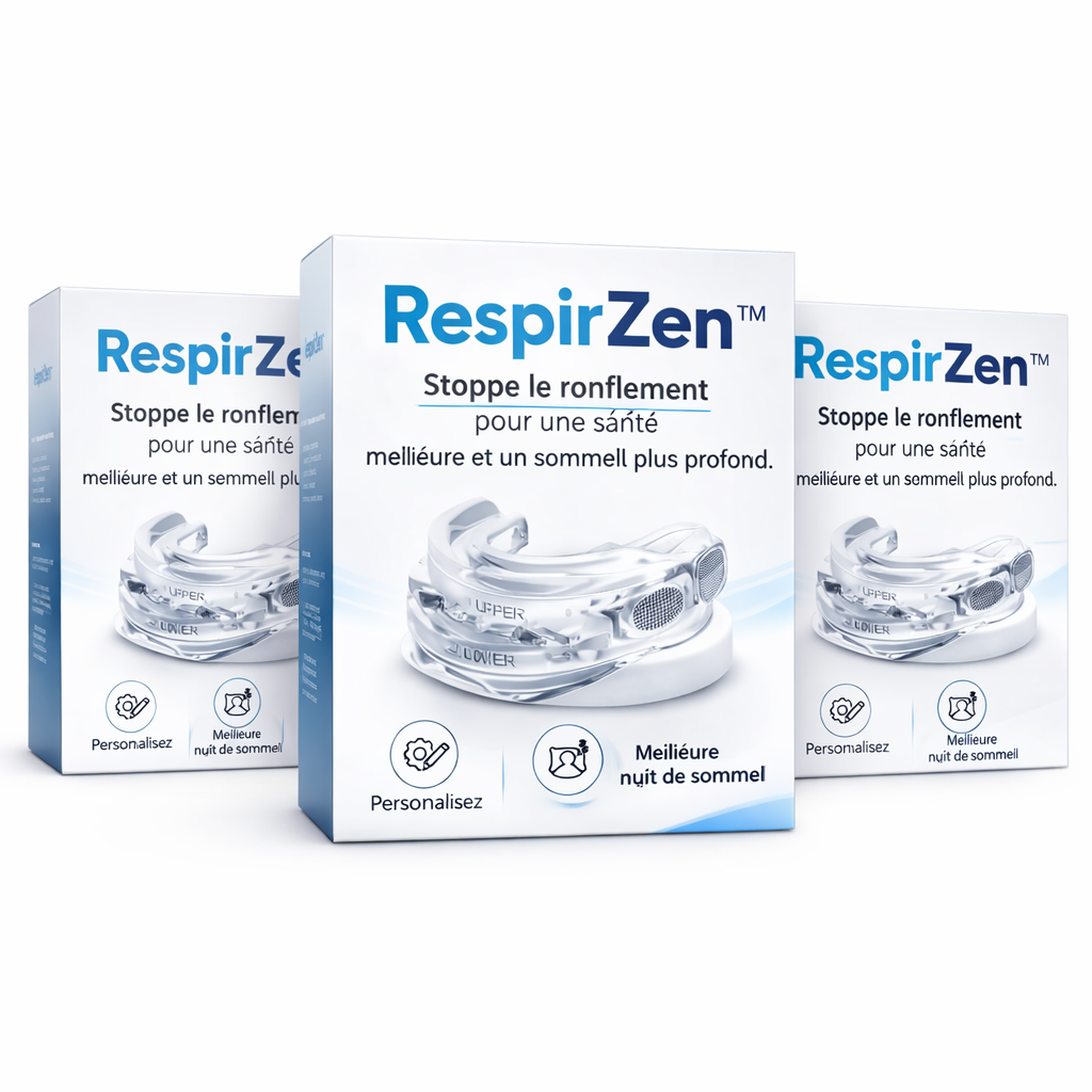 RespirZen™ Dispositif Nasal Anti-Ronflement | Respirez librement et dormez profondément en 3 minutes !