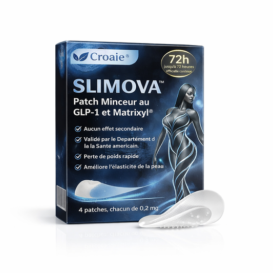 Slimova™ Patch Minceur au GLP-1 | Faites disparaître votre ventre et raffermissez votre peau en 7 jours, sans injection !