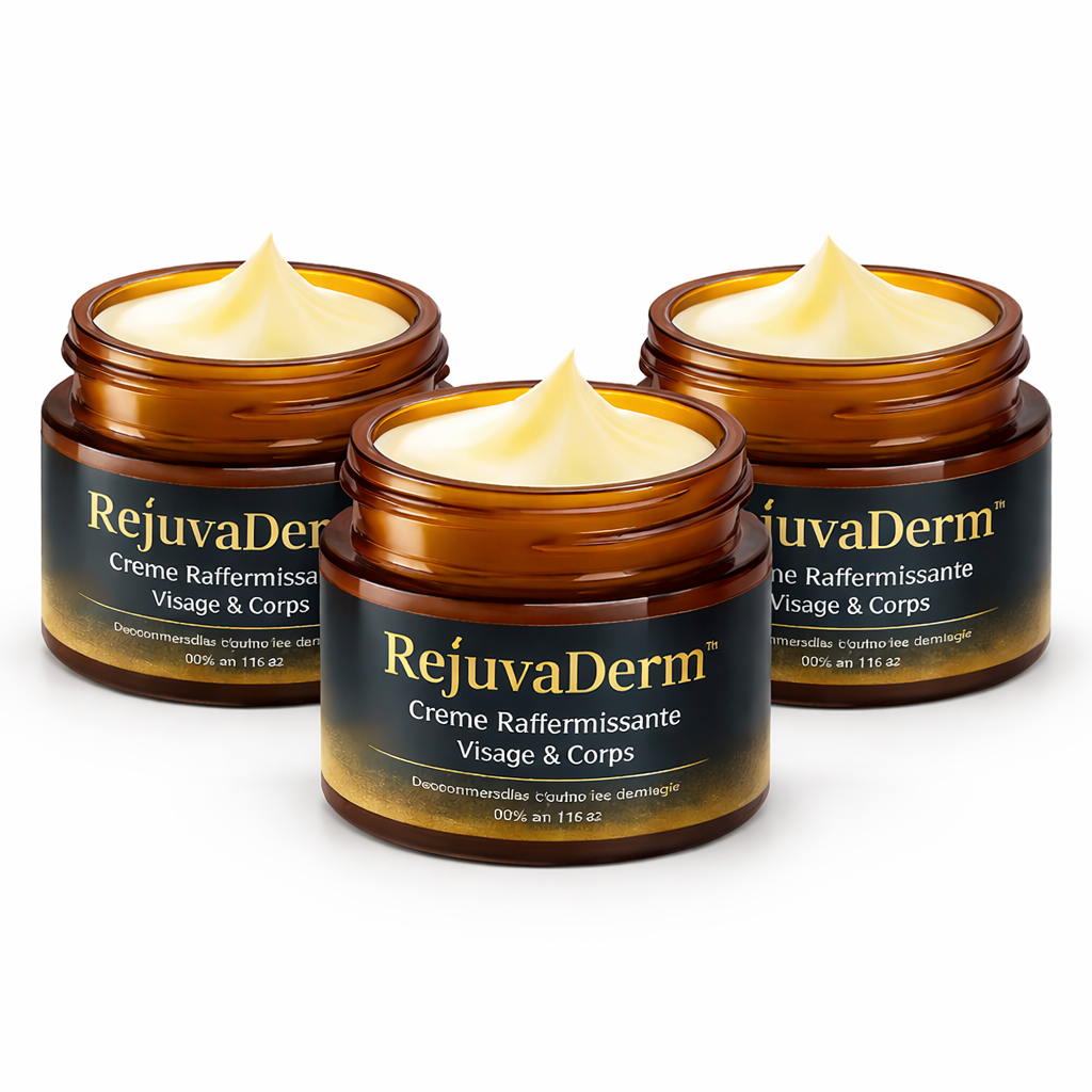 RejuvaDerm™ Crème Raffermissante Visage & Corps | Retend votre peau et lisse vos rides en seulement 10 minutes !
