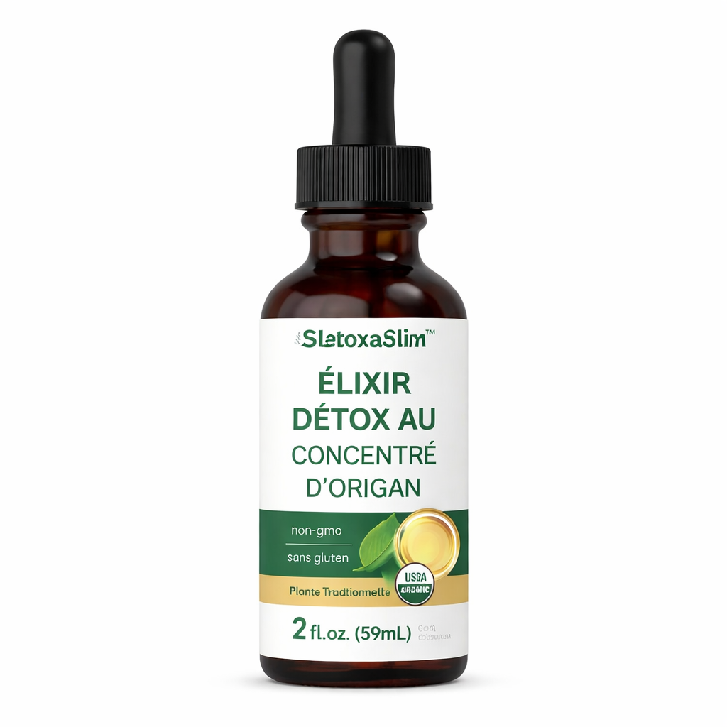 Slimorix™ Élixir Détox au Concentré d’Origan | Éliminez 3 kg de toxines en 48h et retrouvez un ventre plat !